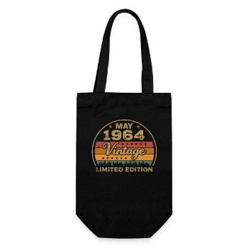 May Gift May 1964 Jubilee May 1964 May 1964 - Gift Bag for Bottles - black - Front