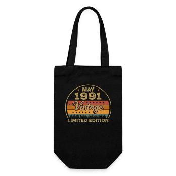 May Gift May 1991 Jubilee May 1991 May 1991 - Gift Bag for Bottles - black - Front