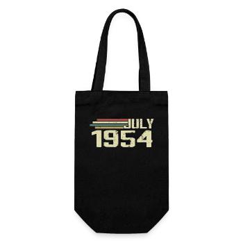Anniversaire juillet 1954 Année 1954 juillet Né en 1954 - Sac à bouteille - noir - Devant