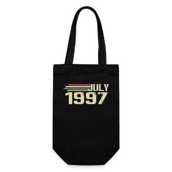 Birthday July 1997 Year 1997 July Vintage 1997 - Gift Bag for Bottles - black - Front