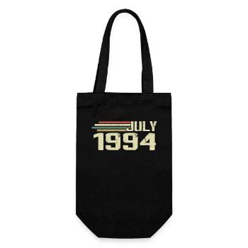 Geburtstag Juli 1994 Jahr 1994 Juli Jahrgang 1994 - Geschenkbeutel für Flaschen - Schwarz - Vorne