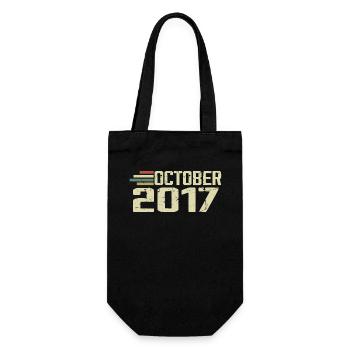 Octobre 2017 - Anniversaire en octobre 2017 - Sac à bouteille - noir - Devant