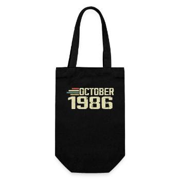 Octobre 1986 - Anniversaire en octobre 1986 - Sac à bouteille - noir - Devant