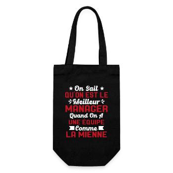 Meilleur Chef a une équipe comme la mienne - Sac à bouteille - noir - Devant