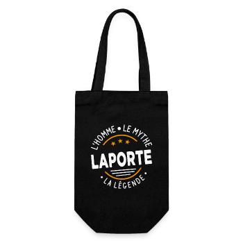 Laporte The Man The Myth The Legend - Gift Bag for Bottles - black - Front