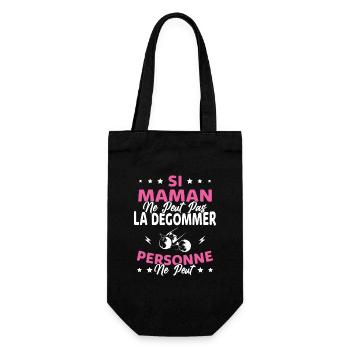 Si Maman Ne Peut Pas La Dégommer, Pétanque Maman - Sac à bouteille - noir - Devant