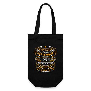 September 1994 Retro Vintage Geburtstagsgeschenk - Geschenkbeutel für Flaschen - Schwarz - Vorne