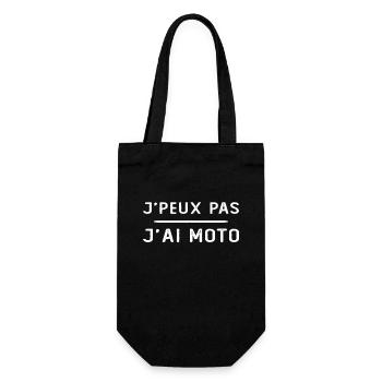 Je peux pas j ai moto - Sac à bouteille - noir - Devant