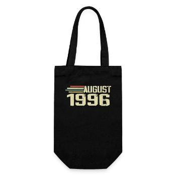 Né Août 1996 Anniversaire Août 1996 Millésime - Sac à bouteille - noir - Devant