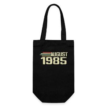 Né Août 1985 Anniversaire Août 1985 Millésime - Sac à bouteille - noir - Devant