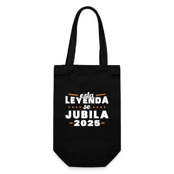 Humor 2025 Retirement Gift, 2025 Retiree - Gift Bag for Bottles - black - Front