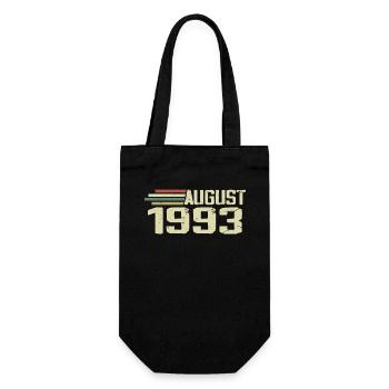 Né en août 1993 Anniversaire Millésime août 1993 - Sac à bouteille - noir - Devant