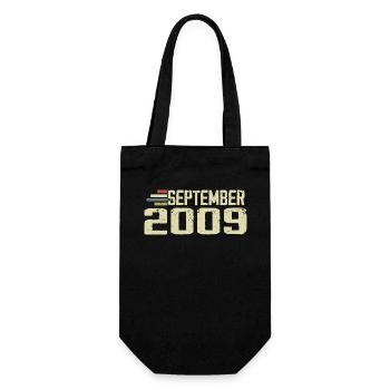 September 2009 Vintage Gift Idea September 2009 - Gift Bag for Bottles - black - Front
