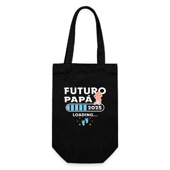 Future Pope 2025 First-time Father 2025 - Gift Bag for Bottles - black - Front