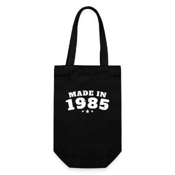 Hergestellt im Jahr 1985 Vintage Jubiläum - Geschenkbeutel für Flaschen - Schwarz - Vorne