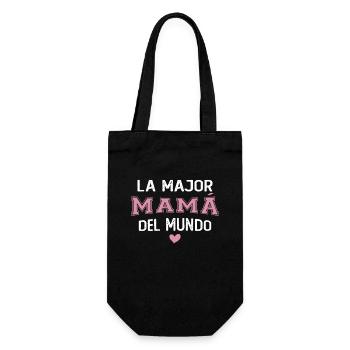 La meilleure maman du monde pour la fête des mères - Sac à bouteille - noir - Devant
