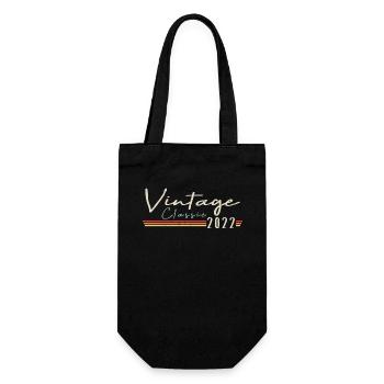 Vintage Original since 2022 Geburtstag Retro 2022 - Geschenkbeutel für Flaschen - Schwarz - Vorne