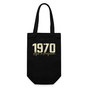 Original 1970 Rétro Cadeau d’anniversaire des années 1970 Années 1970 - Sac à bouteille - noir - Devant
