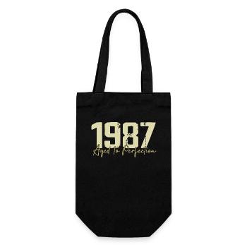 Original 1987 Rétro 1987 Cadeau d’anniversaire 1987 - Sac à bouteille - noir - Devant