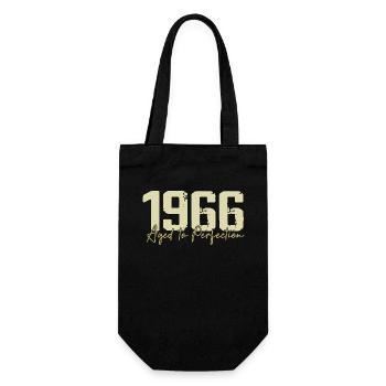 Original 1966 Retro 1966 Birthday Gift 1966 - Gift Bag for Bottles - black - Front