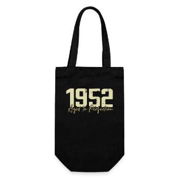 Original 1952 Retro 1952 Geburtstagsgeschenk 1952 - Geschenkbeutel für Flaschen - Schwarz - Vorne