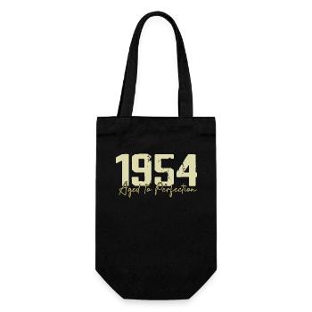 Original 1954 Retro 1954 Birthday Gift 1954 - Gift Bag for Bottles - black - Front