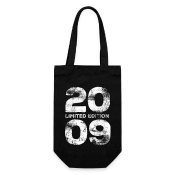 Limited Edition 2009 Geburtstag Geschenk - Geschenkbeutel für Flaschen - Schwarz - Vorne