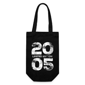 Limited Edition 2005 Birthday Gift - Gift Bag for Bottles - black - Front