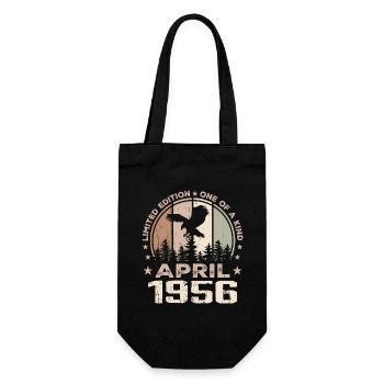 Incomparable since April 1956, 68th Anniversary - Gift Bag for Bottles - black - Front