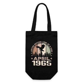 Incomparable since April 1965, 59th Anniversary - Gift Bag for Bottles - black - Front