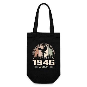 Incomparable depuis juillet 1946, 78e Anniversaire - Sac à bouteille - noir - Devant