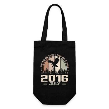 Incomparable depuis juillet 2016, 8e Anniversaire - Sac à bouteille - noir - Devant