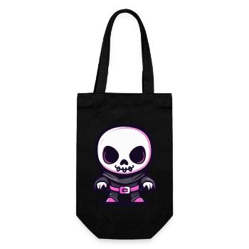 Zombie Halloween Skeleton - Gift Bag for Bottles - black - Front