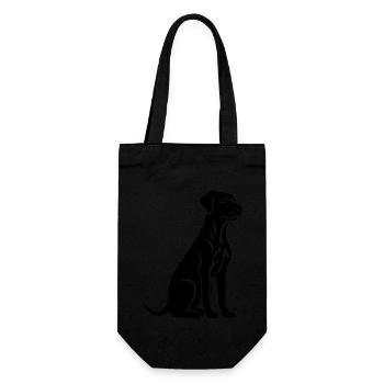 Dalmatian Dog - Gift Bag for Bottles - black - Front
