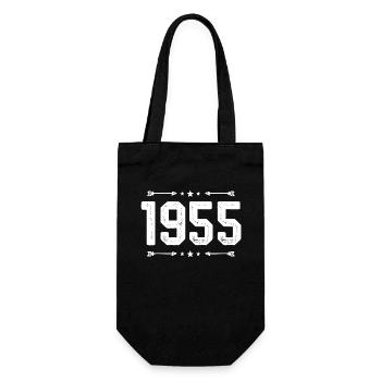 Millésime 1955 Vintage 70ème Anniversaire 1955 - Sac à bouteille - noir - Devant