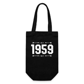 Vintage 1959 Vintage 66th Birthday 1959 - Gift Bag for Bottles - black - Front