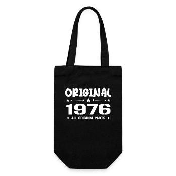 Né en 1976, Cadeau Anniversaire 1976 Original 1976 - Gift Bag for Bottles - black - Front
