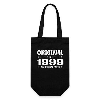 Né en 1999, Cadeau Anniversaire 1999 Original 1999 - Gift Bag for Bottles - black - Front