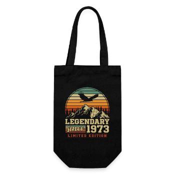 Légendaire depuis 1973 Vintage Vintage Anniversaire - Sac à bouteille - noir - Devant