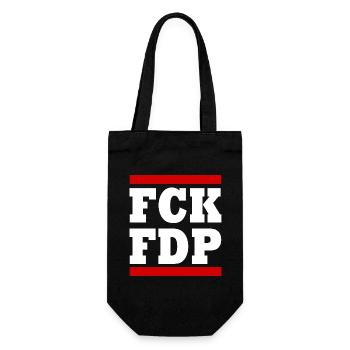 Fck fdp - Sac à bouteille - noir - Devant