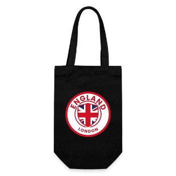 England Shield London Emblem - Gift Bag for Bottles - black - Front