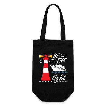 Be The Light Lighthouse - Sac à bouteille - noir - Devant