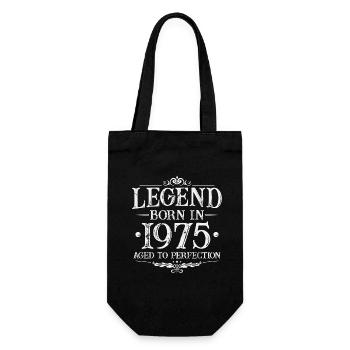 Légende depuis 1975 Vintage Born Anniversaire - Sac à bouteille - noir - Devant
