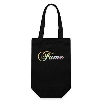 Fame Diamond Rainbow frech cooler Schriftzug - Geschenkbeutel für Flaschen - Schwarz - Vorne