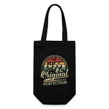 Né en 1955 Vintage Vintage Vintage Anniversaire - Sac à bouteille - noir - Devant
