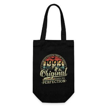 Vintage né 1993 Vintage Vintage Anniversaire - Sac à bouteille - noir - Devant