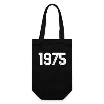 1975 Vintage Born Vintage 1975 Birthday 1975 - Gift Bag for Bottles - black - Front