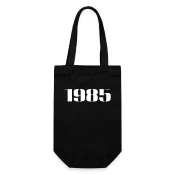 1985 - Gift born in 1985 - Gift Bag for Bottles - black - Front