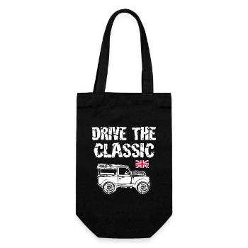 Drive the Classic - Geschenkbeutel für Flaschen - Schwarz - Vorne