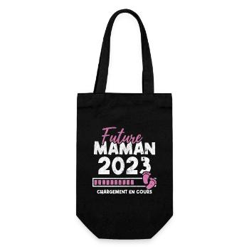Future maman 2023 chargement en cours - Sac à bouteille - noir - Devant